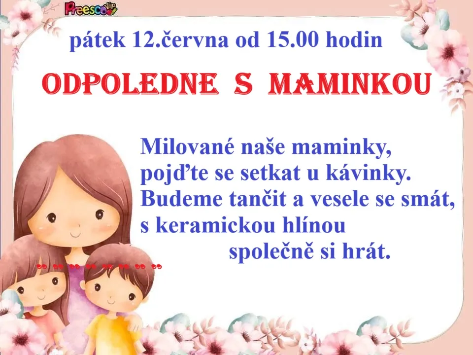 Přečtete si více ze článku Odpoledne s maminkou – 12.6.2026