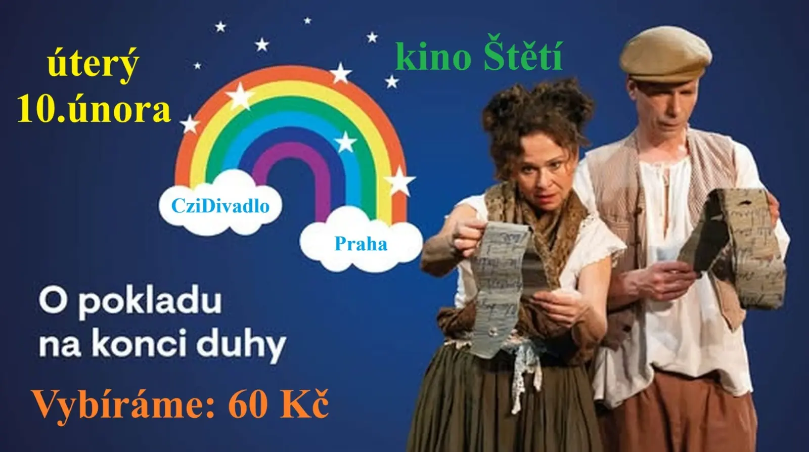 Právě si prohlížíte Kino Štětí – O pokladu na konci duhy – 10.2.2026